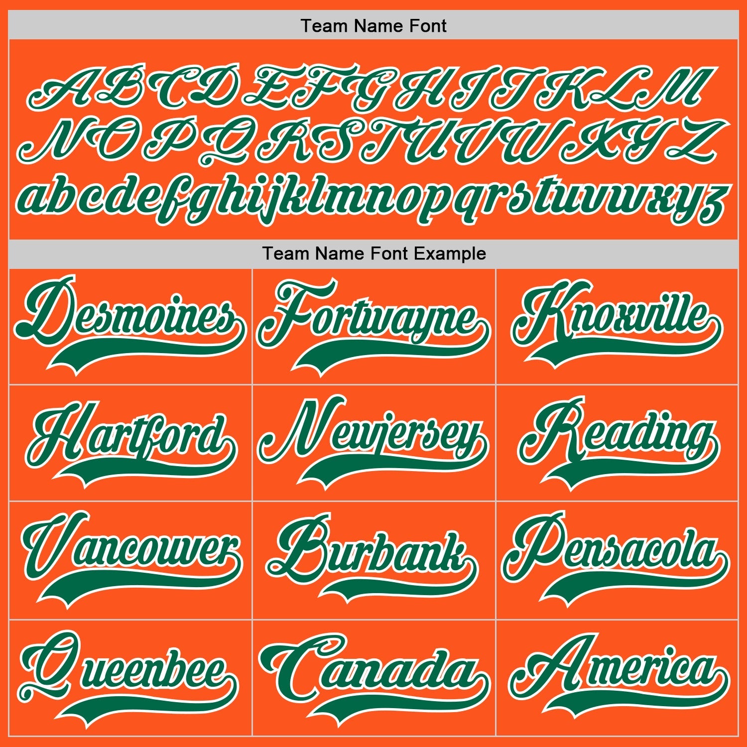 Custom Orange Kelly Green-White Hockey Jersey view 4