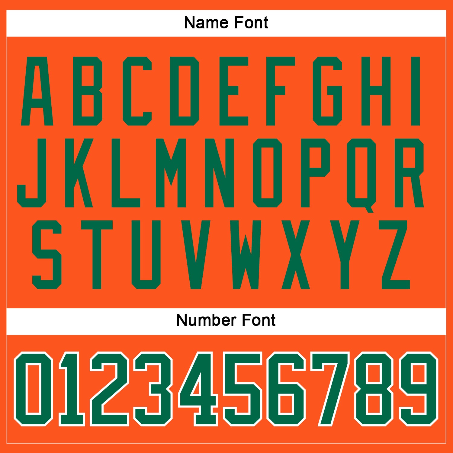 Custom Orange Kelly Green-White Hockey Jersey view 5