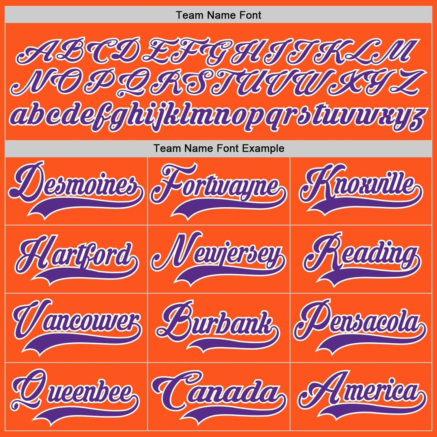 Custom Orange Purple-White Hockey Jersey view 4