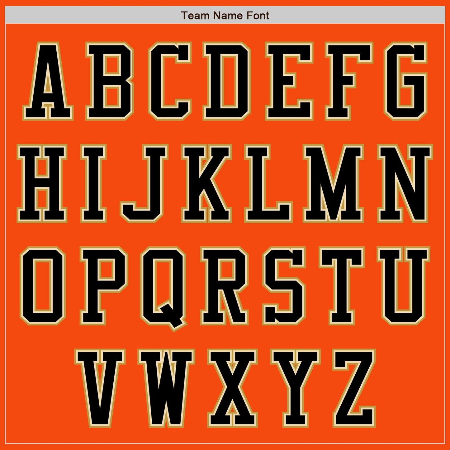 Custom Orange Black Cream-Old Gold Authentic Baseball Jersey view 3