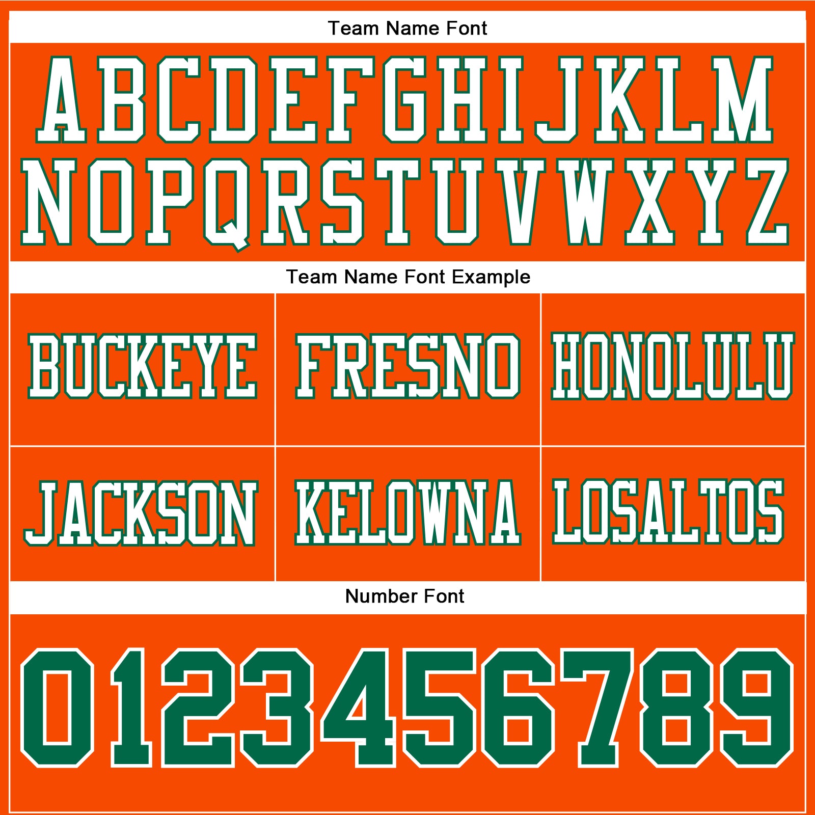 Custom Orange Kelly Green-White Authentic Football Jersey view 4