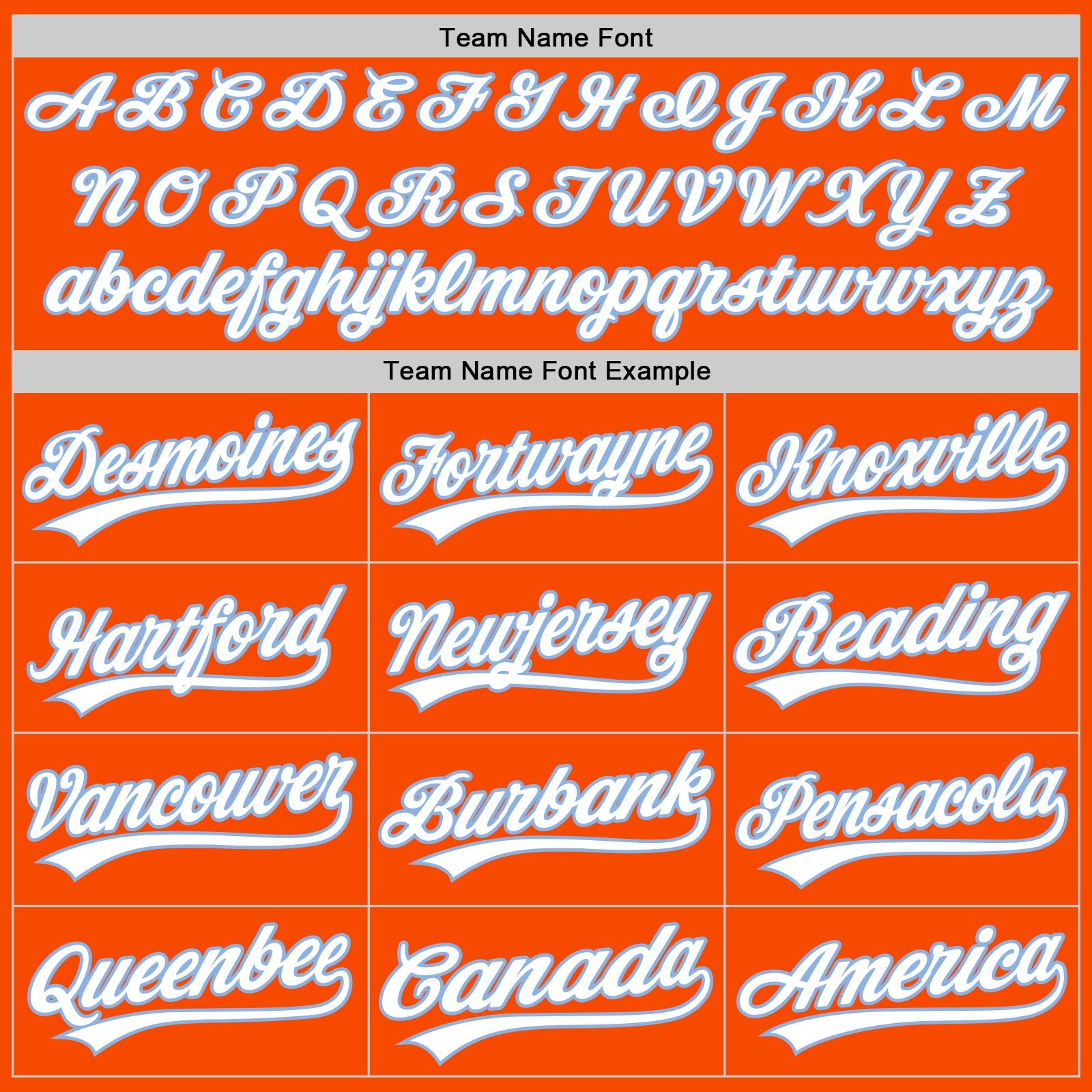 Custom Orange White-Light Blue Authentic Baseball Jersey view 4