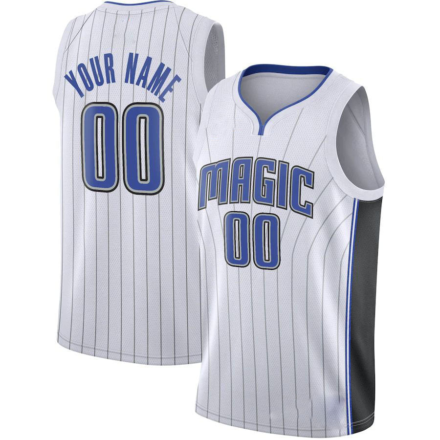 Custom O.Magic Swingman Jersey Association Edition White Stitched Basketball Jersey - Main View