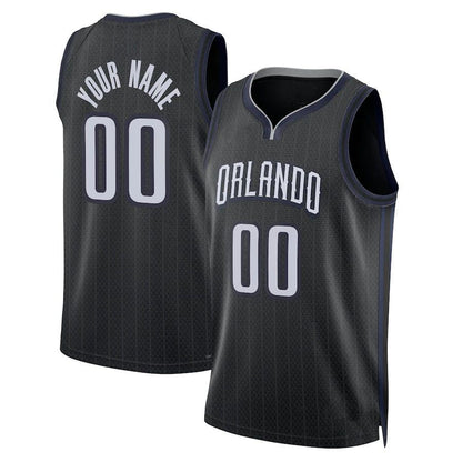Custom O.Magic Unisex 2022-23 Swingman Jersey City Edition  Black Stitched Basketball Jersey - Main View