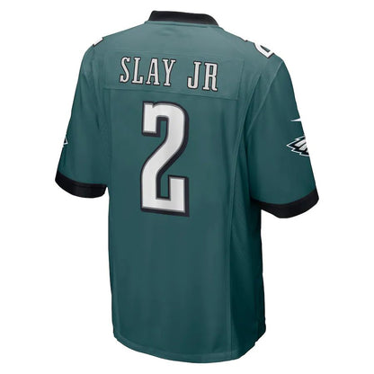 P.Eagles #2 Darius Slay Jr. Midnight Green Game Jersey Stitched American Football Jerseys - Main View
