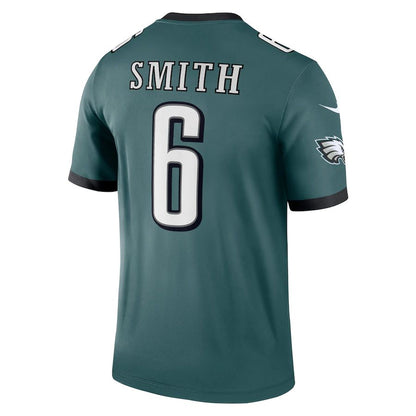 P.Eagles #6 DeVonta Smith Midnight Green Legend Jersey Stitched American Football Jerseys - Main View