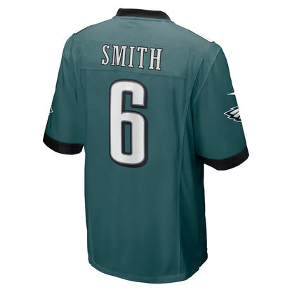 P.Eagles #6 DeVonta Smith Midnight Green Player Game Jersey Stitched American Football Jerseys - Main View