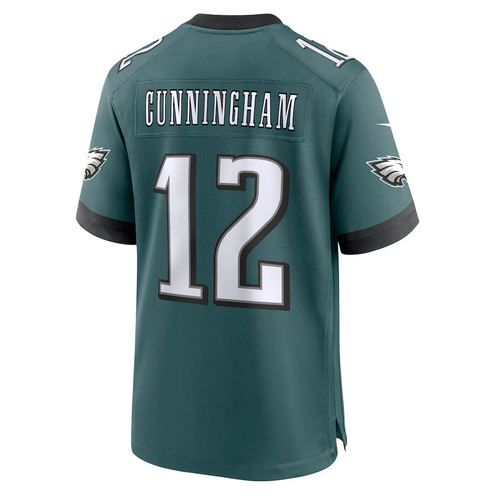 P.Eagles #12 Randall Cunningham Midnight Green Team Retired Player Game Stitched American Football Jerseys - Main View