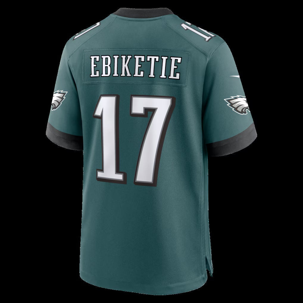 P.Eagles #17 Arnold Ebiketie Midnight Green Team Game Stitched Football American Jersey - Main View