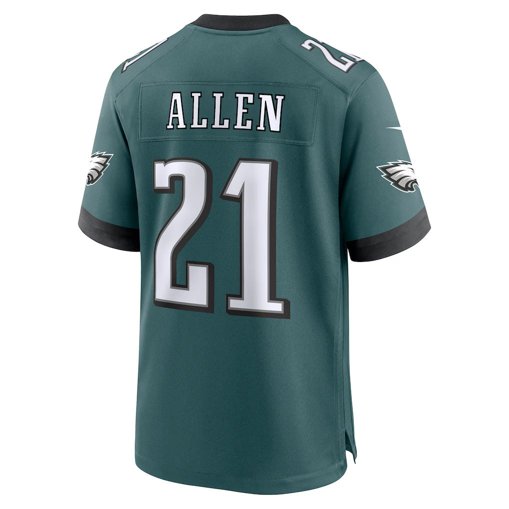 P.Eagles #21 Eric Allen Midnight Green Team Retired Player Game Stitched American Football Jerseys - Main View