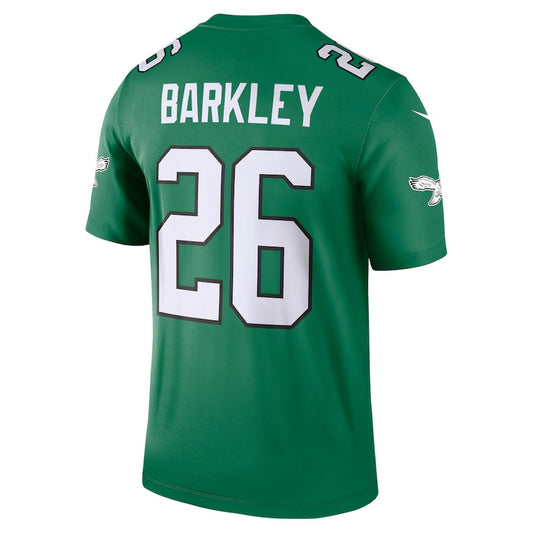 P.Eagles #26 Saquon Barkley Kelly Green Alternate Legend American Football Jerseys - Main View