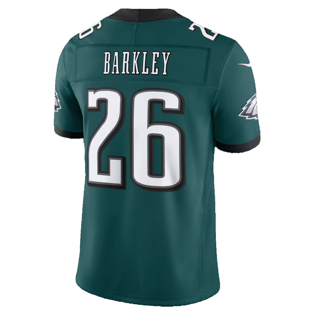 P.Eagles #26 Saquon Barkley Midnight Green Team Vapor F.U.S.E. Stitched Limited Football Jersey - Main View