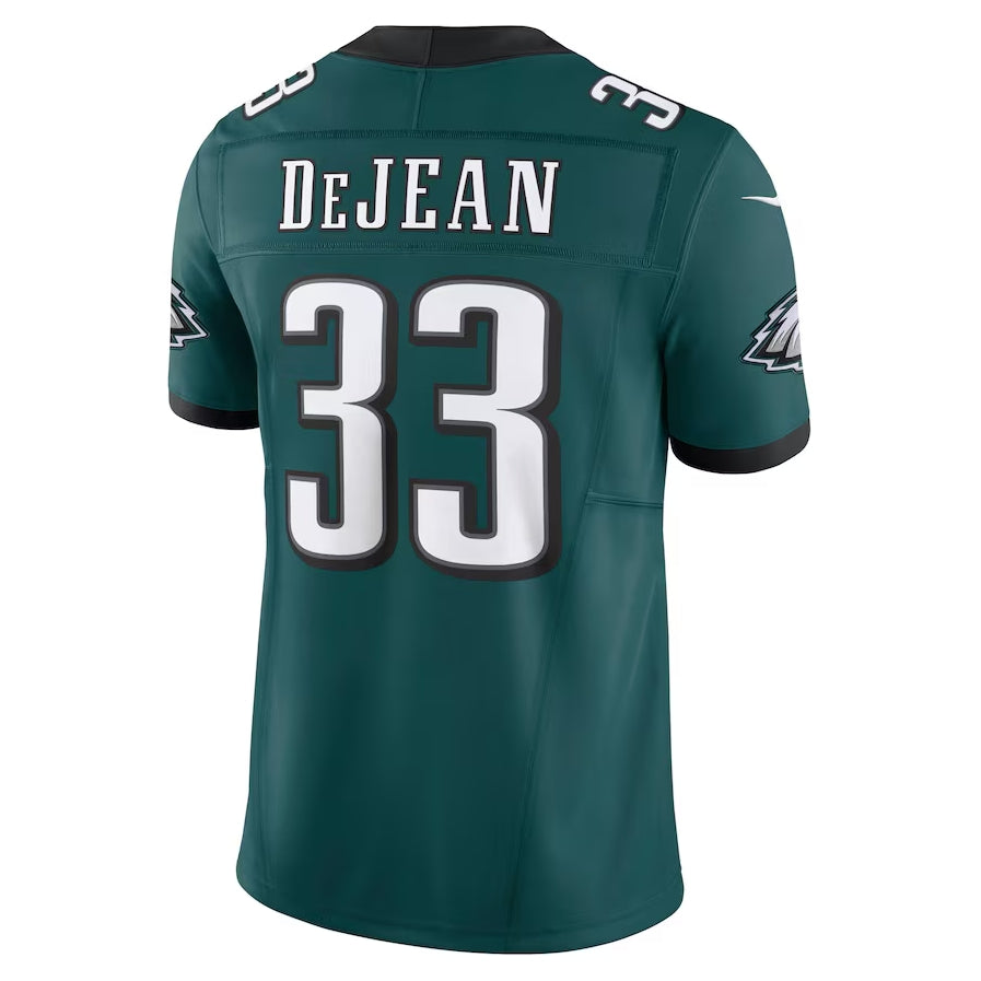 P.Eagles #33 Cooper DeJean Midnight Green Team Vapor F.U.S.E. Limited American Football Jerseys - Main View
