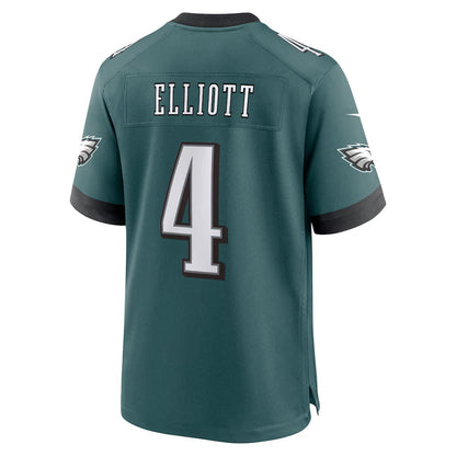 P.Eagles #4 Jake Elliott Midnight Green Team Game Stitched Football American Jersey - Main View