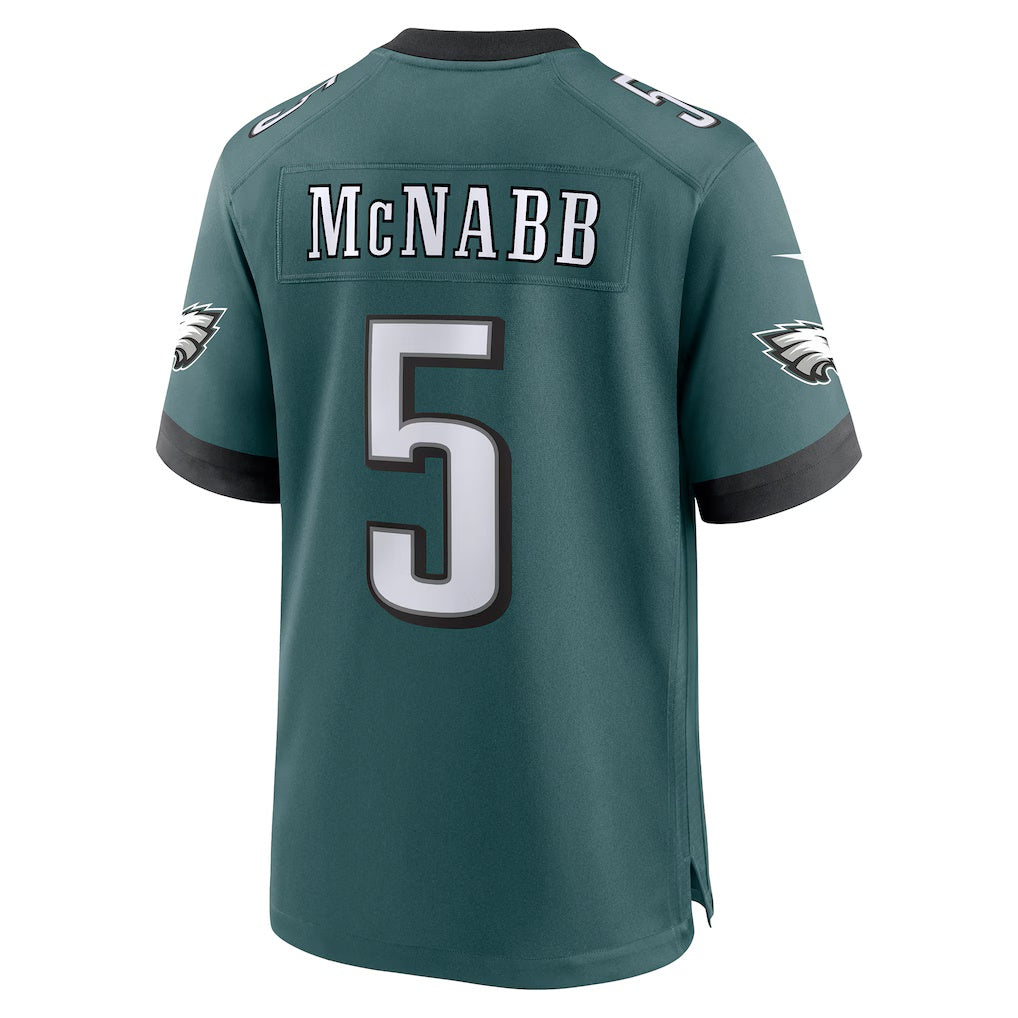 P.Eagles #5 Donovan McNabb Midnight Green Team Retired Player Game Stitched American Football Jerseys - Main View