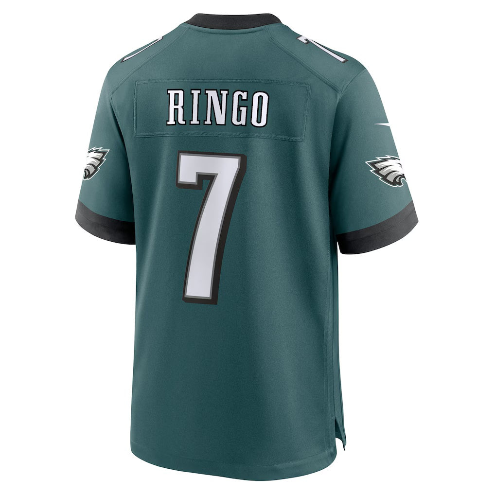 P.Eagles #7 Kelee Ringo Midnight Green Team Game Stitched American Football Jerseys - Main View