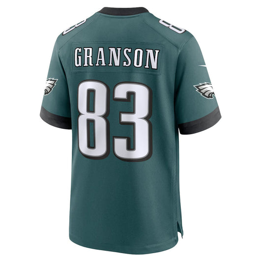 P.Eagles #83 Kylen Granson Midnight Green Team Game Stitched American Football Jerseys - Main View