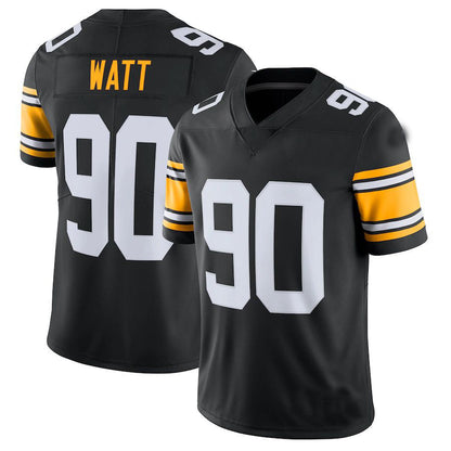 P.Steelers #90 T.J. Watt Black Alternate Vapor Untouchable Limited Jersey Stitched American Football Jerseys - Main View