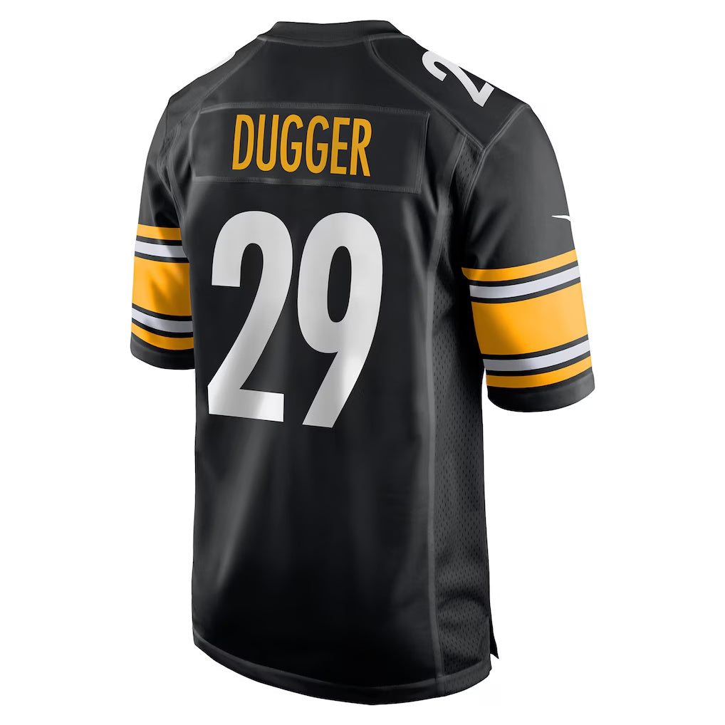 P.Steelers #29 Kyle Dugger Black Team Game Stitched American Football Jerseys - Main View