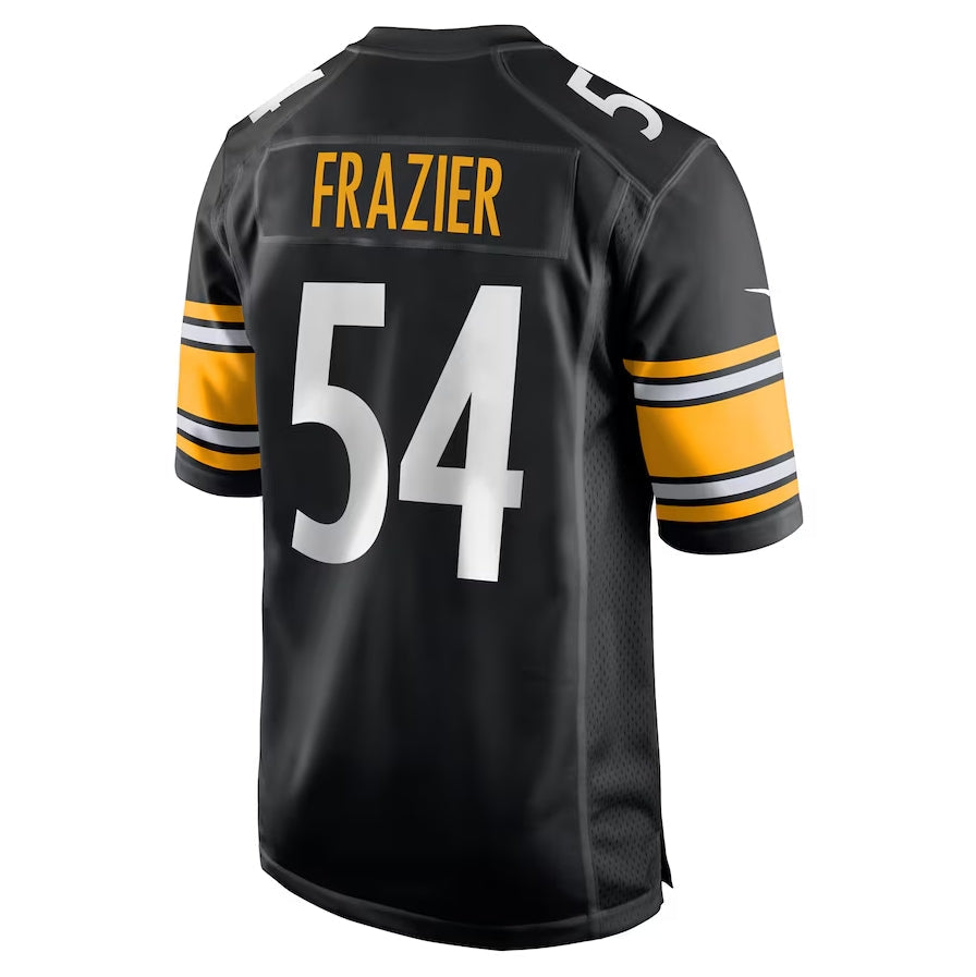 P.Steelers #54 Zach Frazier Black Game Stitched American Football Jerseys - Main View