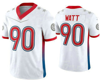 P.Steelers #90 T.J. Watt White 2022 Pro Bowl Vapor Untouchable Stitched Limited Jersey American Football Jerseys - Main View