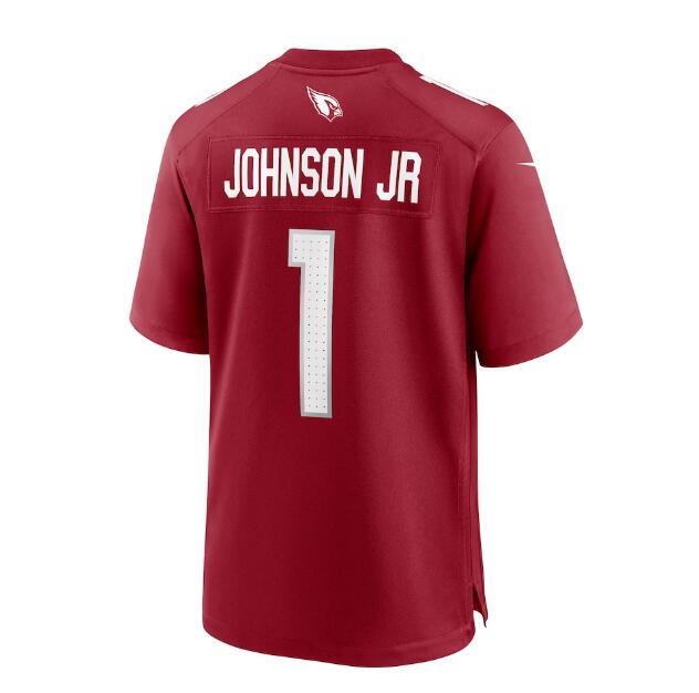 A.Cardinal #1 Paris Johnson Jr. 2023 Draft First Round Pick Game Jersey - Cardinal Stitched American Football Jerseys - Main View