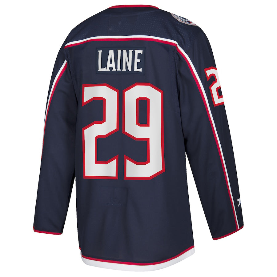 C.Blue Jackets #29 Patrik Laine  Home Authentic Player Jersey Navy Stitched American Hockey Jerseys - Main View