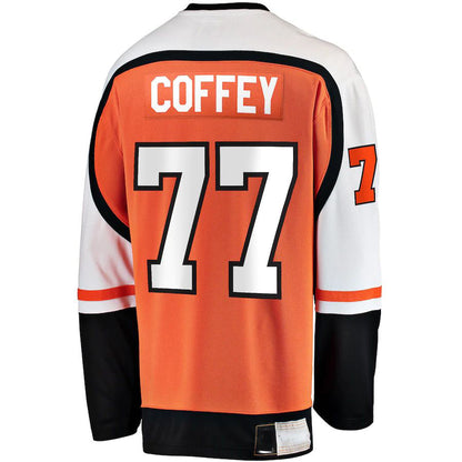 P.Flyers #77 Paul Coffey Fanatics Branded Premier Breakaway Retired Player Jersey  Stitched American Hockey Jerseys - Main View