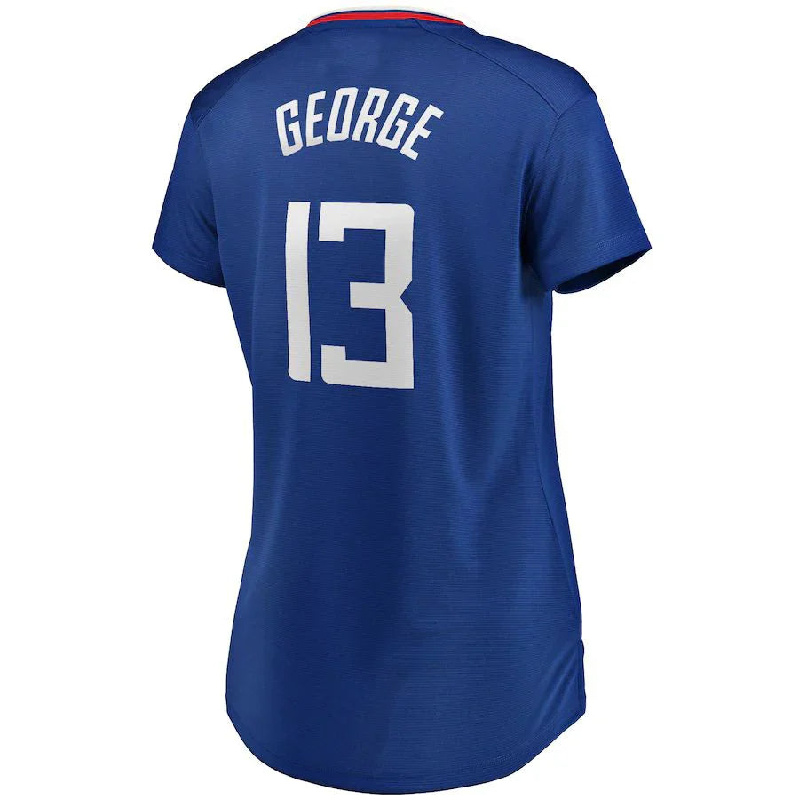 LA.Clippers #13 Paul George Fanatics Branded Fast Break Player Jersey Icon Edition Royal Stitched American Basketball Jersey - Main View