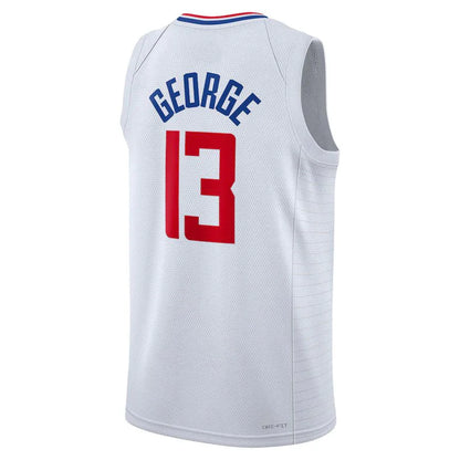 LA.Clippers #13 Paul George Unisex 2022-23 Swingman Jersey Association Edition White Stitched American Basketball Jersey - Main View