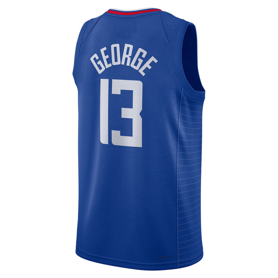 LA.Clippers #13 Paul George Unisex 2022-23 Swingman Jersey Icon Edition Royal Stitched American Basketball Jersey - Main View