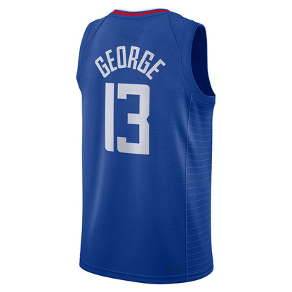 LA.Clippers #13 Paul George Unisex 2022-23 Swingman Jersey Icon Edition Royal Stitched American Basketball Jersey - Main View