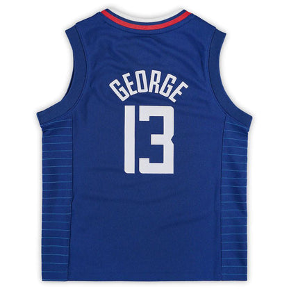 LA.Clippers #13 Paul George Preschool 2020-21 Fast Break Replica Jersey  Icon Edition Royal Stitched American Basketball Jersey - Main View