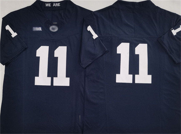 P.State Nittany Lions #11 Abdul Carter Navy 2024 F.U.S.E. No Name Stitched College Jerseys - Main View