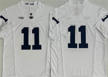 P.State Nittany Lions #11 Abdul Carter White 2024 F.U.S.E. No Name Stitched College Jerseys - Main View