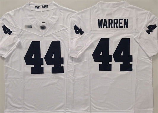P.State Nittany Lions #44 Davis Warren White 2024 F.U.S.E. Stitched College Jerseys - Main View