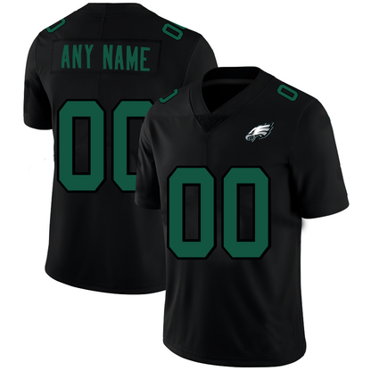 Custom P.Eagles Football Jerseys Black American Stitched Name And Number Size S to 6XL Christmas Birthday Gift - Main View