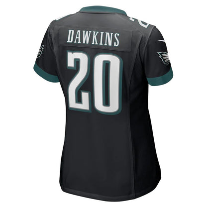 P.Eagles #20 Brian Dawkins Black Retired Player Jersey Stitched American Football Jerseys - Main View