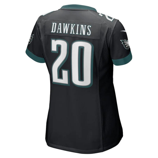 P.Eagles #20 Brian Dawkins Black Retired Player Jersey Stitched American Football Jerseys - Main View