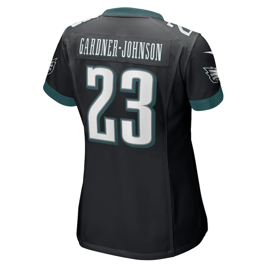 P.Eagles #23 C.J. Gardner-Johnson  Black Alternate Game Player Jersey Stitched American Football Jerseys - Main View