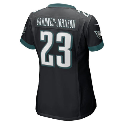 P.Eagles #23 C.J. Gardner-Johnson  Black Alternate Game Player Jersey Stitched American Football Jerseys - Main View