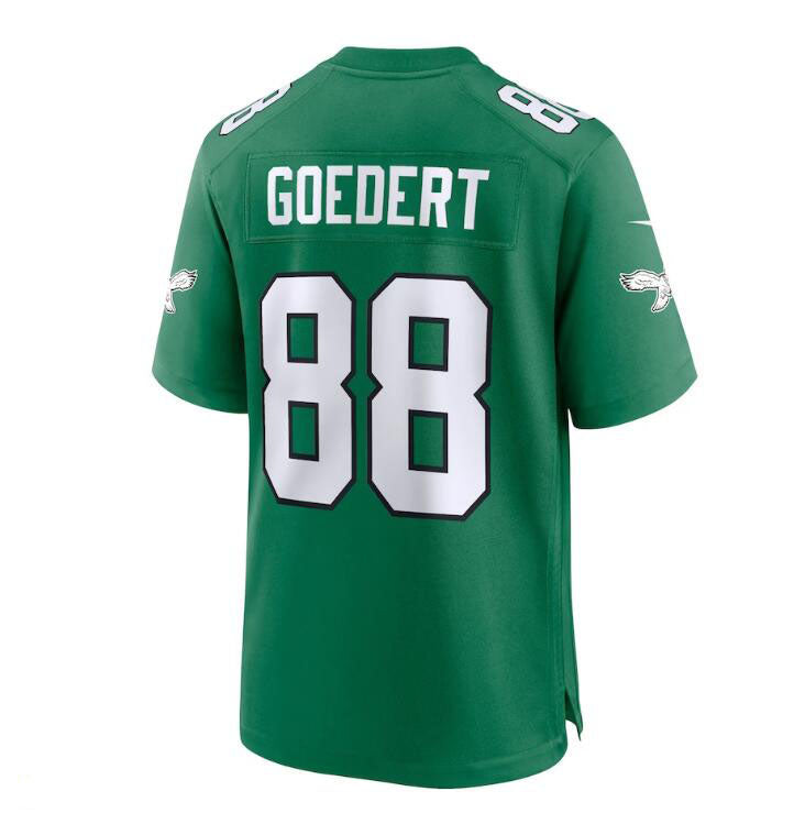 P.Eagles #88 Dallas Goedert Kelly Green Alternate Player Game Jersey Stitched American Football Jerseys - Main View