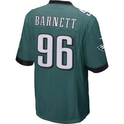 P.Eagles #96 Derek Barnett Green Game Jersey Stitched American Football Jerseys - Main View