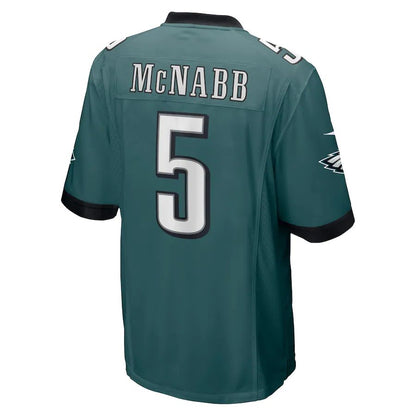 P.Eagles #5 Donovan McNabb Midnight Green Retired Player Jersey Stitched American Football Jerseys - Main View