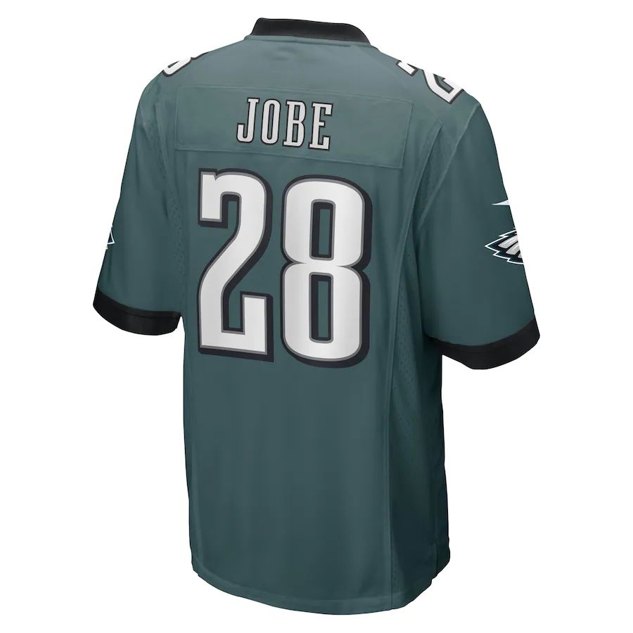 P.Eagles #28 Josh Jobe Midnight Green Game Player Jersey Stitched American Football Jerseys - Main View