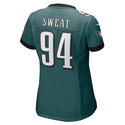 P.Eagles #94 Josh Sweat  Midnight Green Game Jersey Stitched American Football Jerseys - Main View