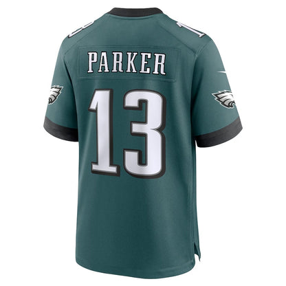 P.Eagles #13 DeVante Parker Game Jersey - Midnight Green American Football Jerseys - Main View