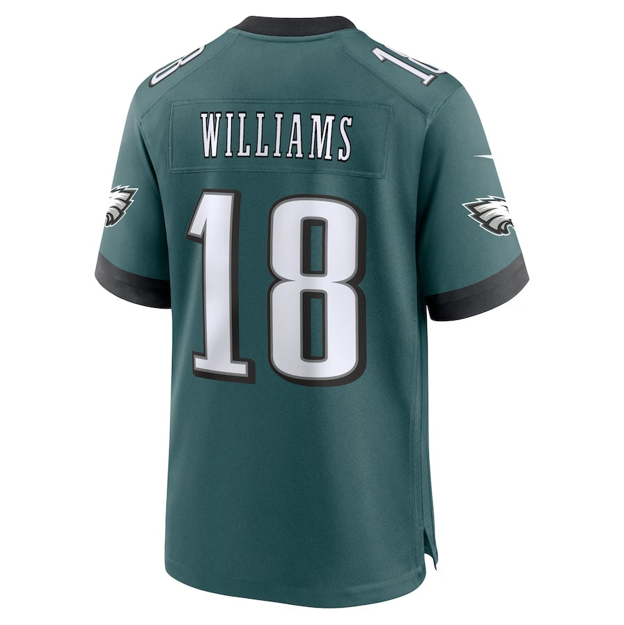 P.Eagles #18 Avery Williams Midnight Green Team Game American Football Jerseys - Main View