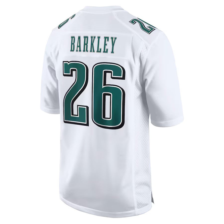 P.Eagles #26 Saquon Barkley Tundra White Fashion Game American Football Jerseys - Main View