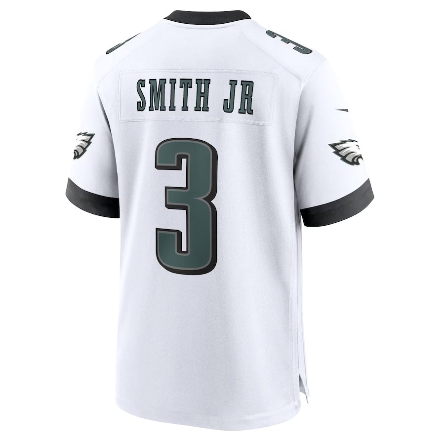 P.Eagles #3 Nolan Smith White Game Jersey - White American Football Jerseys - Main View